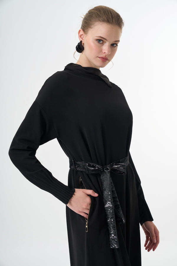 Fermuar Detyalı Elbise