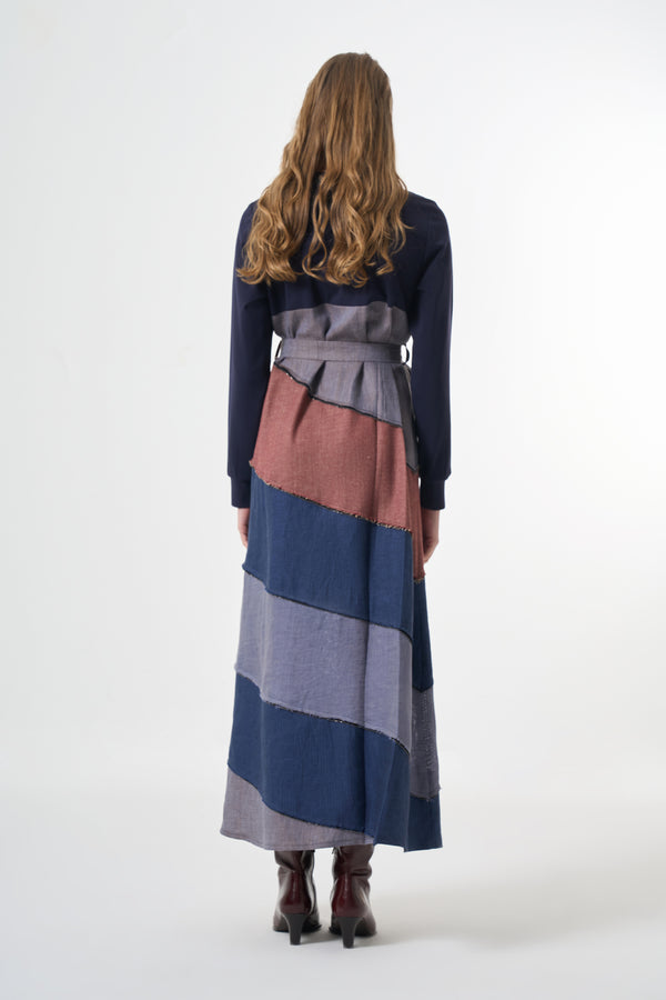 Patchwork Elbise
