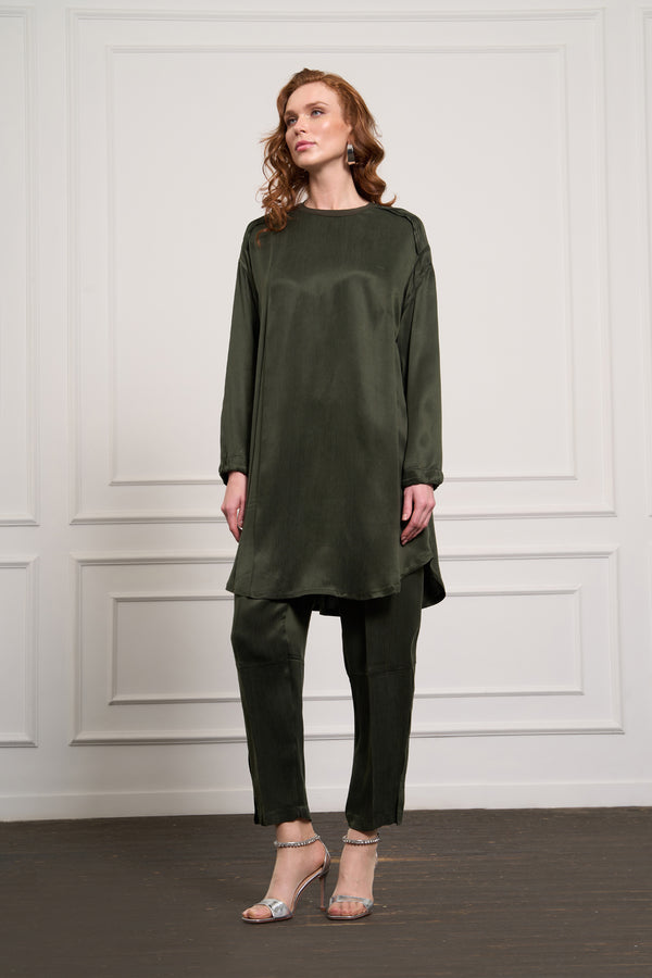 Cupro Tunik Pantolon Takım