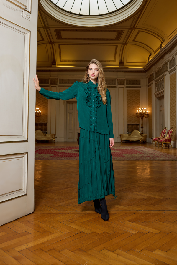 Cupro Gömlek Takım