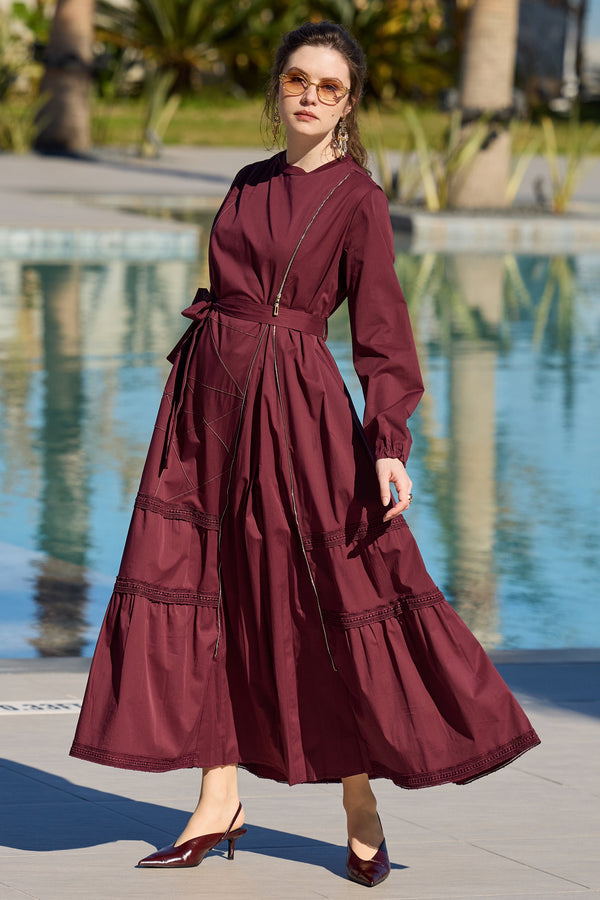 Poplin Patchwork Elbise