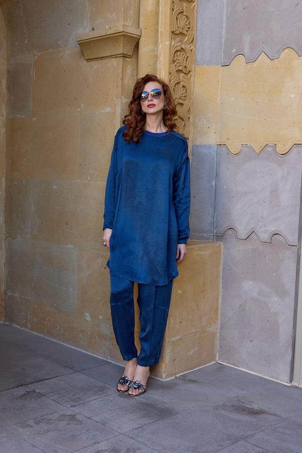 Cupro Tunik Pantolon Takım