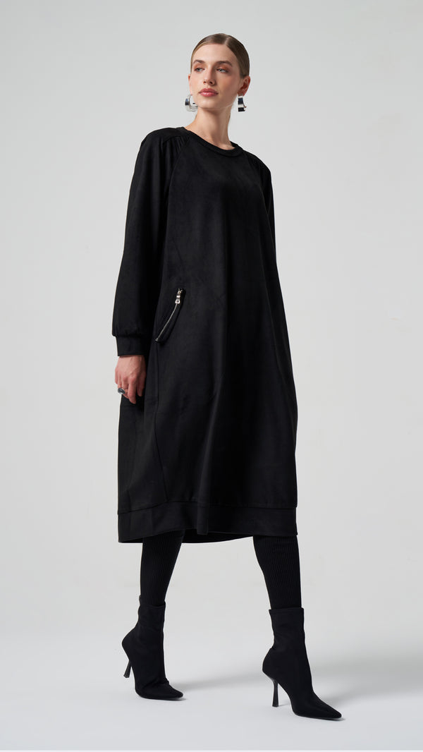 Kadife Tunik Elbise