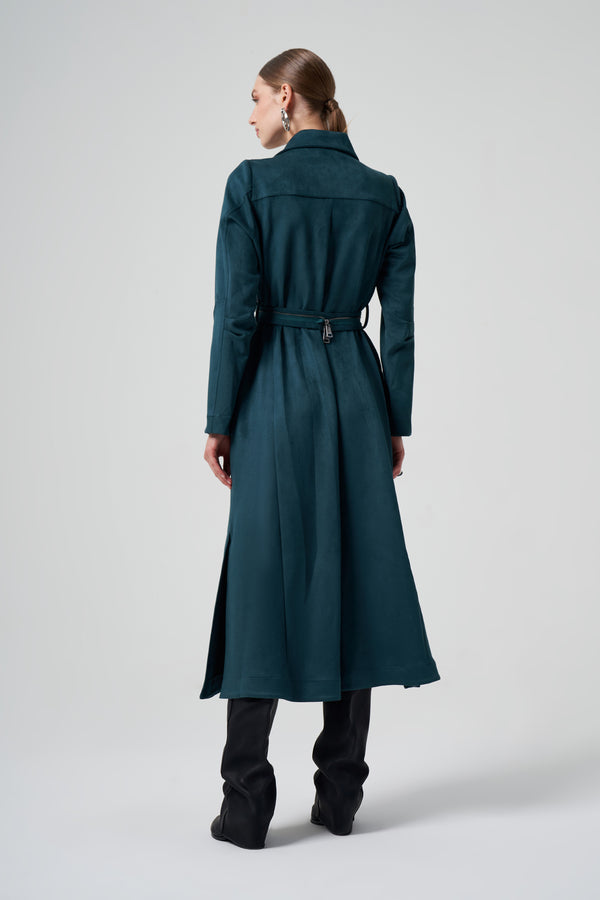 Zımba Detaylı Pardesü