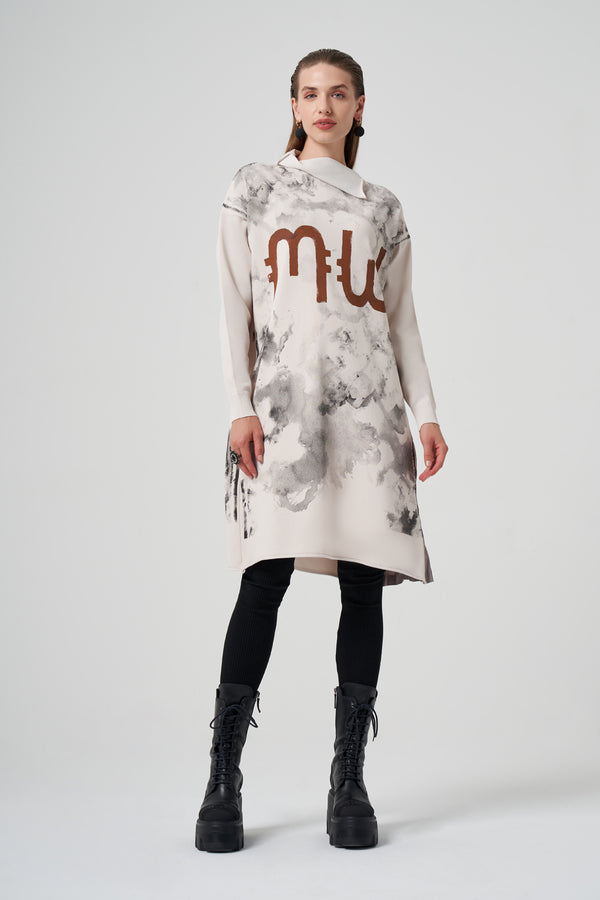 Baskılı Triko Tunik