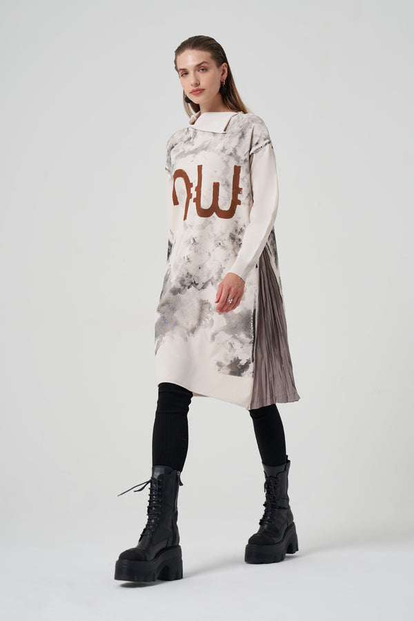 Baskılı Triko Tunik