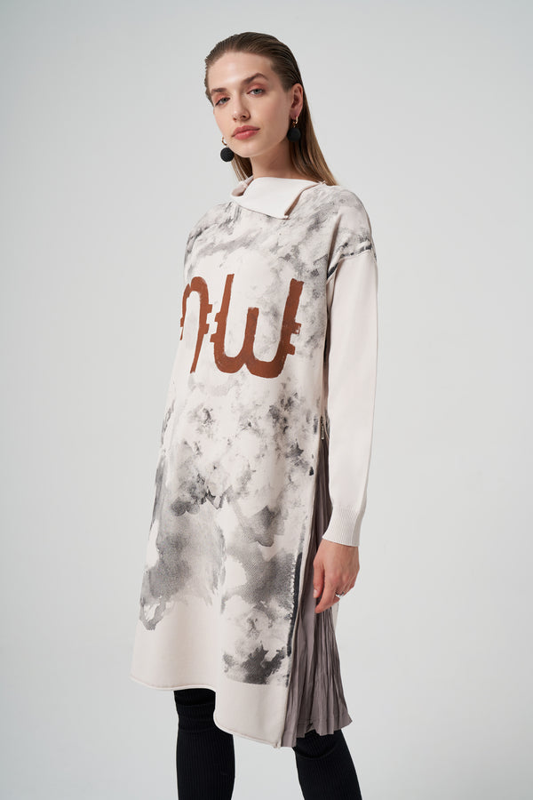 Baskılı Triko Tunik