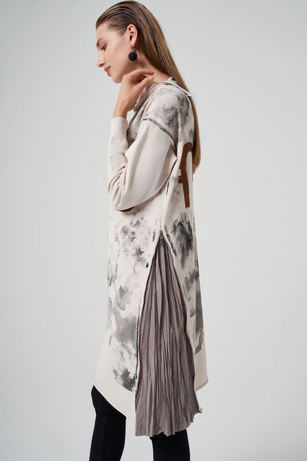 Baskılı Triko Tunik