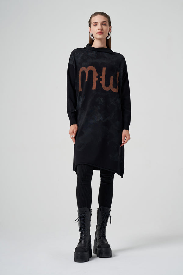 Baskılı Triko Tunik