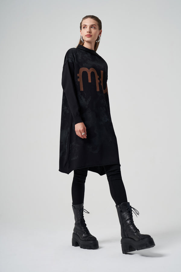 Baskılı Triko Tunik