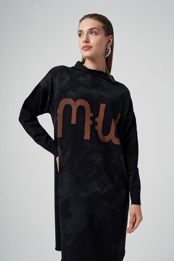 Baskılı Triko Tunik