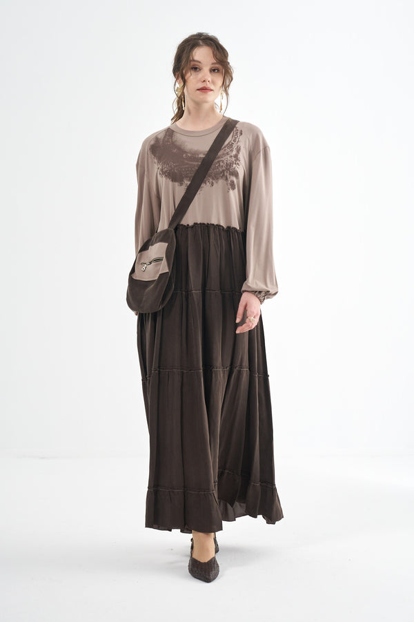 Çanta Detaylı Elbise