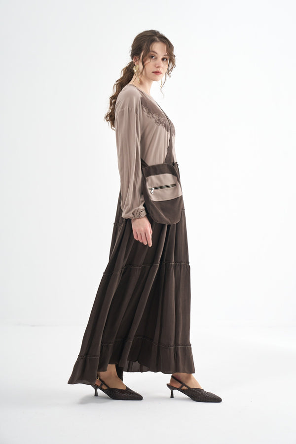 Çanta Detaylı Elbise