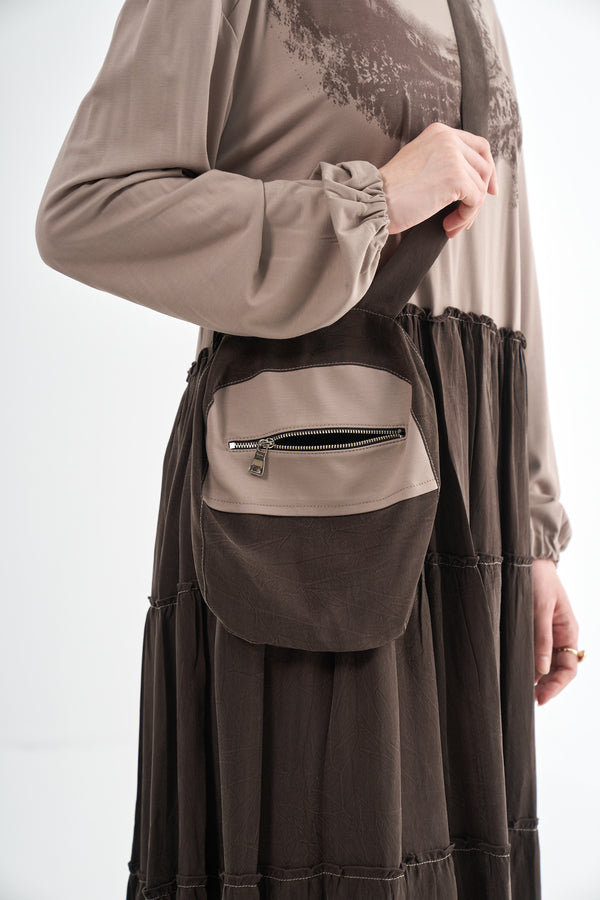 Çanta Detaylı Elbise