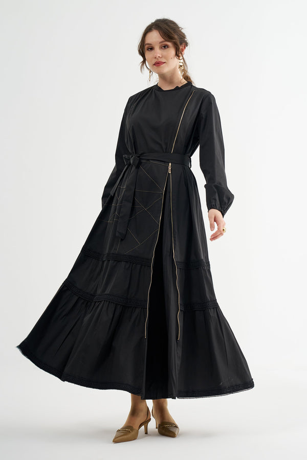 Poplin Patchwork Elbise