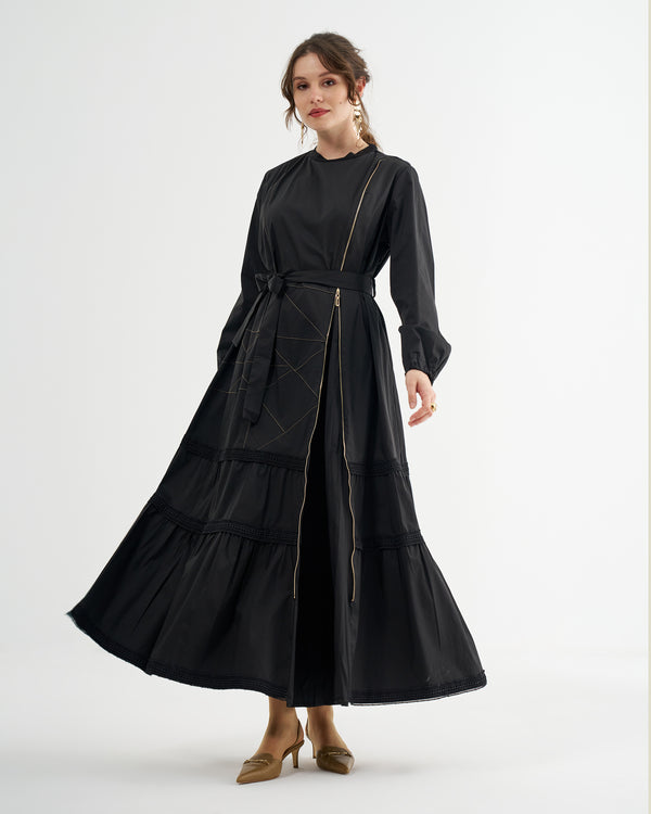 Poplin Patchwork Elbise