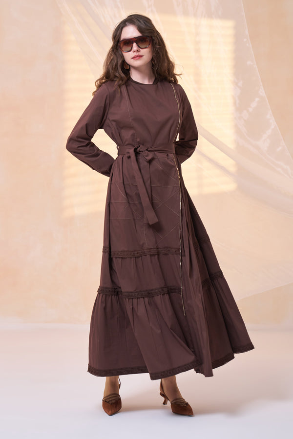 Poplin Patchwork Elbise