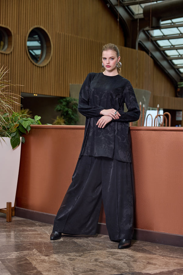 Cupro Jakar Tunik Takım