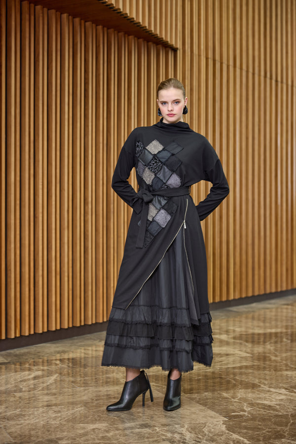 Patchwork İkili Elbise