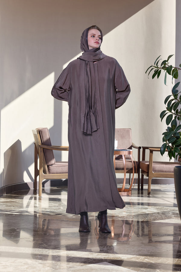 Nakış Detaylı Şallı Ferace