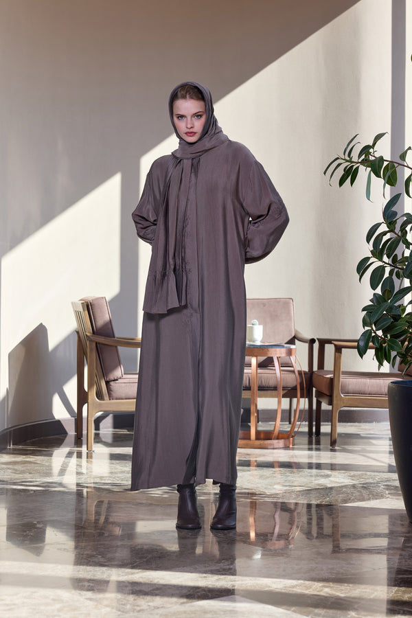 Nakış Detaylı Şallı Ferace