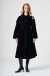 Kadife Detaylı Kot Trenç