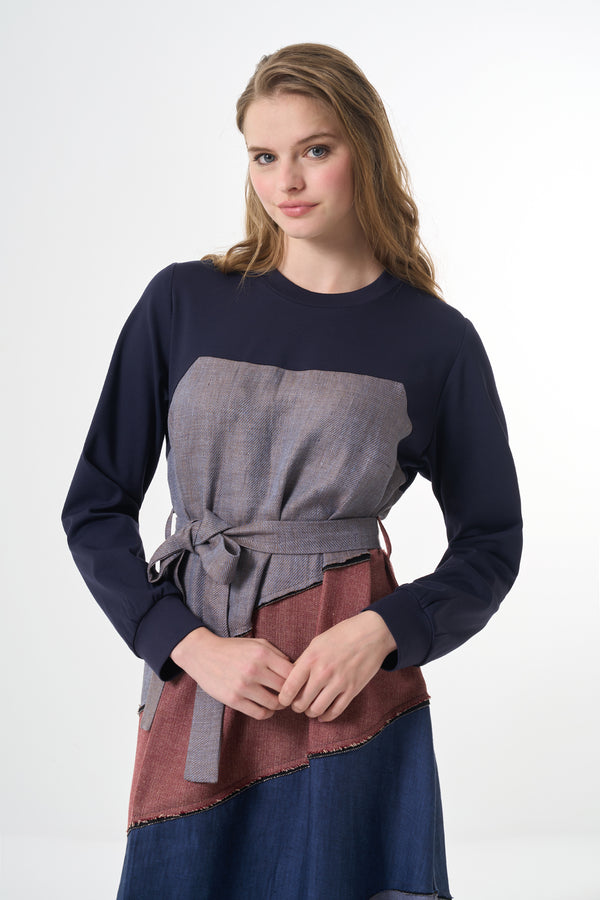 Patchwork Elbise