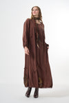 Fularlı Büyük Beden Elbise