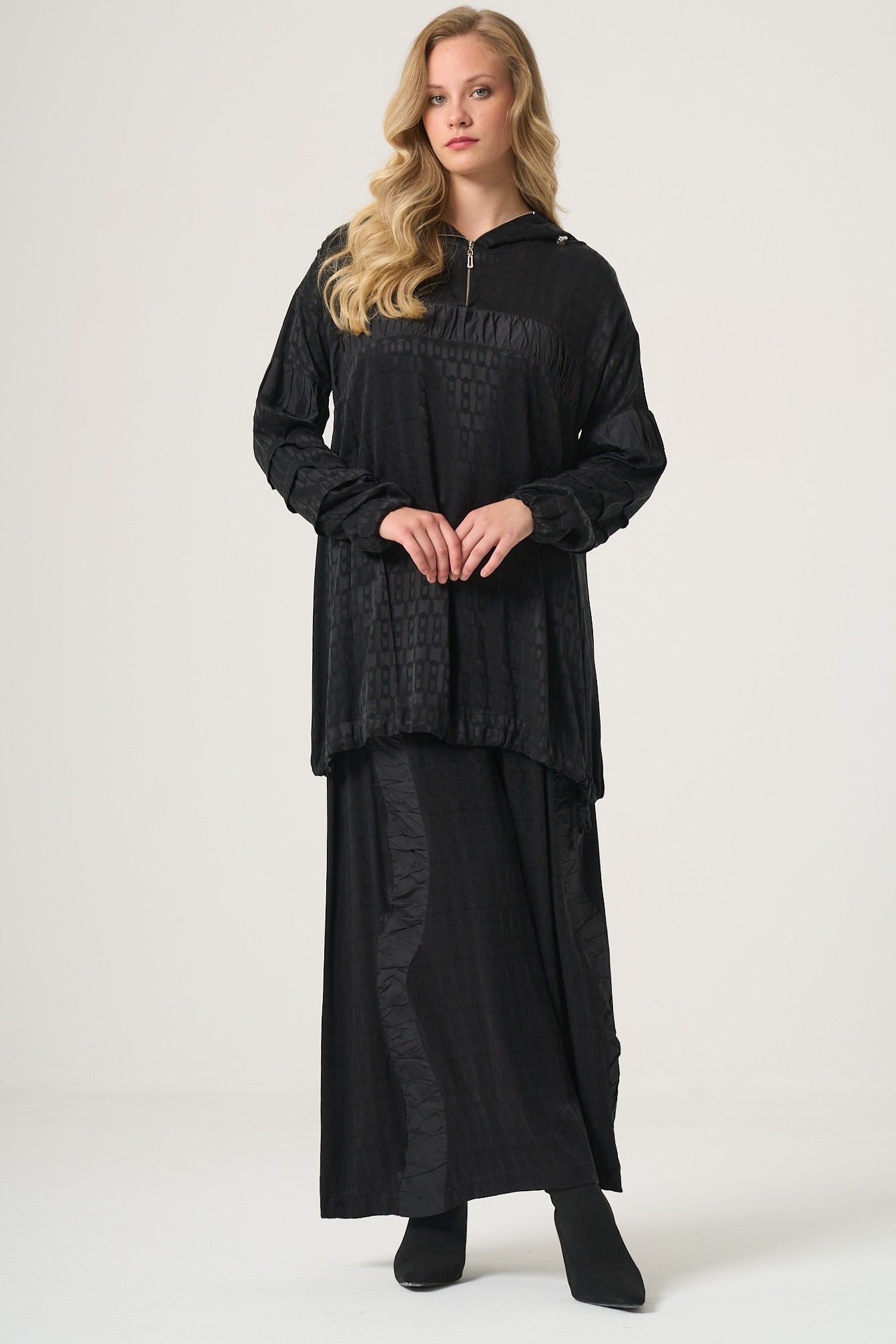 Cupro Pantolon Tunik Takım