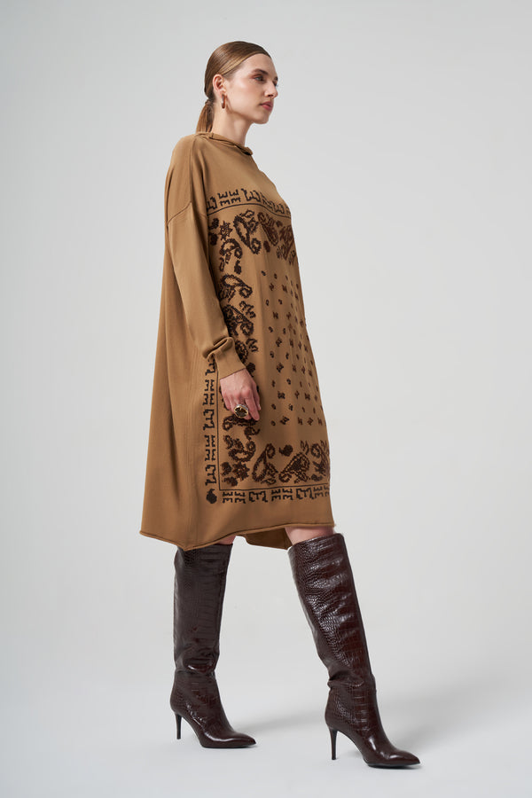 Triko Taşlı Tunik
