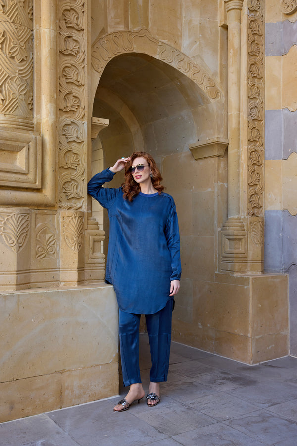 Cupro Tunik Pantolon Takım