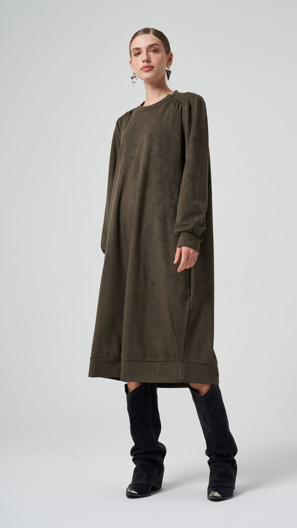 Kadife Tunik Elbise