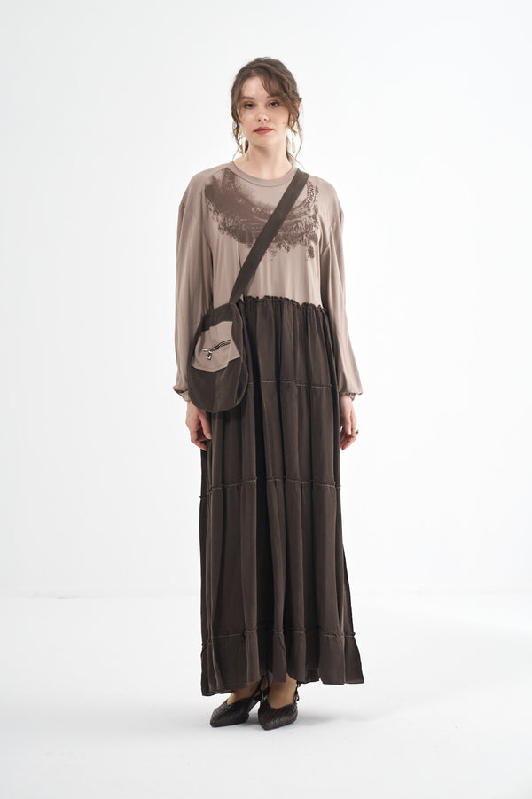 Çanta Detaylı Elbise