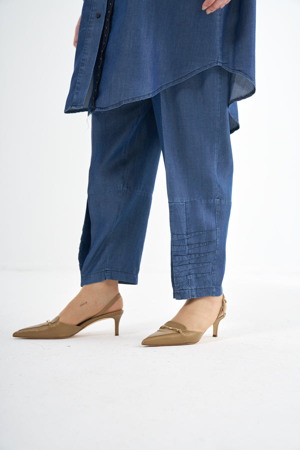 Tencel Gömlek Pantolon Takım