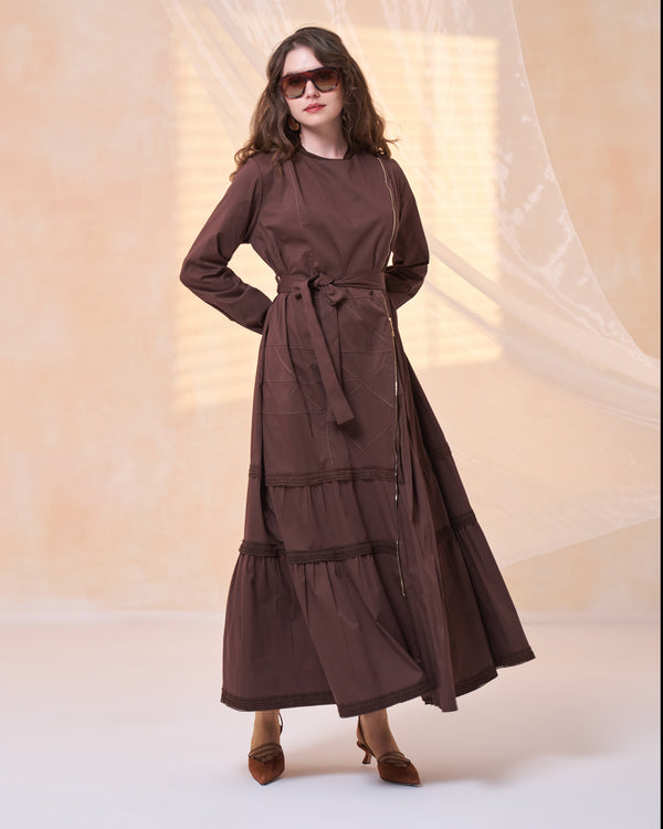 Poplin Patchwork Elbise