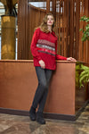 Triko Patchwork Tunik