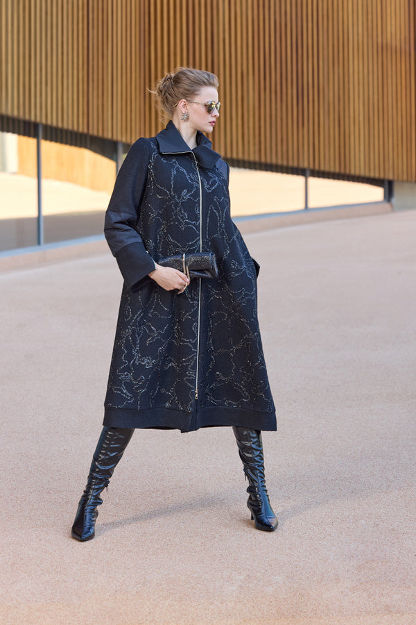 Fermuar Detaylı Keçe Kap