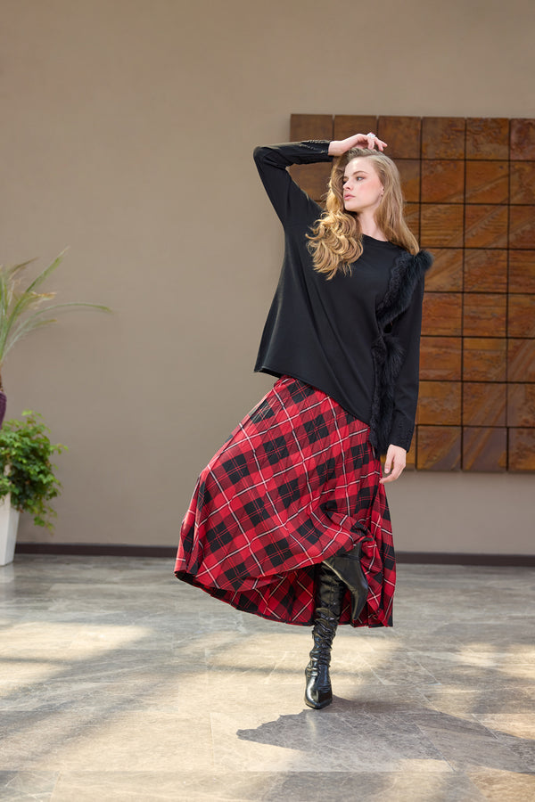 Kürklü Triko Tunik