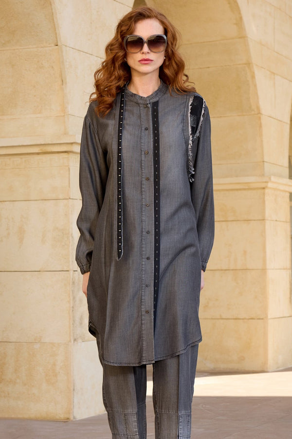 Tencel Gömlek Pantolon Takım